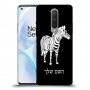 זברה כיסוי מגן קשיח בעיצוב אישי עם השם שלך ל OnePlus 8 יחידה אחת סקרין מובייל