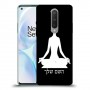 יוגה כיסוי מגן קשיח בעיצוב אישי עם השם שלך ל OnePlus 8 יחידה אחת סקרין מובייל