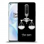 מאזניים כיסוי מגן קשיח בעיצוב אישי עם השם שלך ל OnePlus 8 יחידה אחת סקרין מובייל