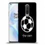 כדורגל - כדור כיסוי מגן קשיח בעיצוב אישי עם השם שלך ל OnePlus 8 יחידה אחת סקרין מובייל