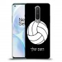 כדורעף - כדור כיסוי מגן קשיח בעיצוב אישי עם השם שלך ל OnePlus 8 יחידה אחת סקרין מובייל