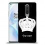 כתר מלכותי כיסוי מגן קשיח בעיצוב אישי עם השם שלך ל OnePlus 8 יחידה אחת סקרין מובייל