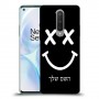 סמיילי כיסוי מגן קשיח בעיצוב אישי עם השם שלך ל OnePlus 8 יחידה אחת סקרין מובייל