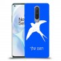 ציפור לבלוע כיסוי מגן קשיח בעיצוב אישי עם השם שלך ל OnePlus 8 יחידה אחת סקרין מובייל