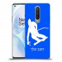 סקִי כיסוי מגן קשיח בעיצוב אישי עם השם שלך ל OnePlus 8 יחידה אחת סקרין מובייל