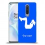 אימון ספורט - אישה כיסוי מגן קשיח בעיצוב אישי עם השם שלך ל OnePlus 8 יחידה אחת סקרין מובייל