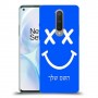 סמיילי כיסוי מגן קשיח בעיצוב אישי עם השם שלך ל OnePlus 8 יחידה אחת סקרין מובייל