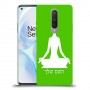 יוגה כיסוי מגן קשיח בעיצוב אישי עם השם שלך ל OnePlus 8 יחידה אחת סקרין מובייל