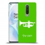חצוצרה כיסוי מגן קשיח בעיצוב אישי עם השם שלך ל OnePlus 8 יחידה אחת סקרין מובייל