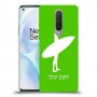 גלישה כיסוי מגן קשיח בעיצוב אישי עם השם שלך ל OnePlus 8 יחידה אחת סקרין מובייל