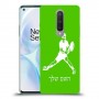 שחקן טניס כיסוי מגן קשיח בעיצוב אישי עם השם שלך ל OnePlus 8 יחידה אחת סקרין מובייל