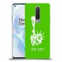 פסל החירות כיסוי מגן קשיח בעיצוב אישי עם השם שלך ל OnePlus 8 יחידה אחת סקרין מובייל