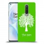 עץ כיסוי מגן קשיח בעיצוב אישי עם השם שלך ל OnePlus 8 יחידה אחת סקרין מובייל