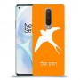 ציפור לבלוע כיסוי מגן קשיח בעיצוב אישי עם השם שלך ל OnePlus 8 יחידה אחת סקרין מובייל