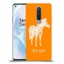 זברה כיסוי מגן קשיח בעיצוב אישי עם השם שלך ל OnePlus 8 יחידה אחת סקרין מובייל
