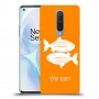 דגים כיסוי מגן קשיח בעיצוב אישי עם השם שלך ל OnePlus 8 יחידה אחת סקרין מובייל