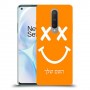 סמיילי כיסוי מגן קשיח בעיצוב אישי עם השם שלך ל OnePlus 8 יחידה אחת סקרין מובייל