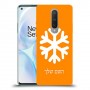 שלג כיסוי מגן קשיח בעיצוב אישי עם השם שלך ל OnePlus 8 יחידה אחת סקרין מובייל