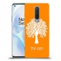 עץ כיסוי מגן קשיח בעיצוב אישי עם השם שלך ל OnePlus 8 יחידה אחת סקרין מובייל