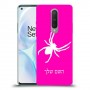 עכביש כיסוי מגן קשיח בעיצוב אישי עם השם שלך ל OnePlus 8 יחידה אחת סקרין מובייל