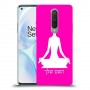 יוגה כיסוי מגן קשיח בעיצוב אישי עם השם שלך ל OnePlus 8 יחידה אחת סקרין מובייל