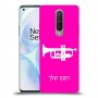 חצוצרה כיסוי מגן קשיח בעיצוב אישי עם השם שלך ל OnePlus 8 יחידה אחת סקרין מובייל