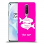 דגים כיסוי מגן קשיח בעיצוב אישי עם השם שלך ל OnePlus 8 יחידה אחת סקרין מובייל