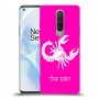 עקרב כיסוי מגן קשיח בעיצוב אישי עם השם שלך ל OnePlus 8 יחידה אחת סקרין מובייל