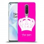 כתר מלכותי כיסוי מגן קשיח בעיצוב אישי עם השם שלך ל OnePlus 8 יחידה אחת סקרין מובייל
