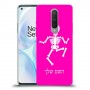 שלד כיסוי מגן קשיח בעיצוב אישי עם השם שלך ל OnePlus 8 יחידה אחת סקרין מובייל