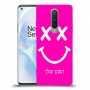 סמיילי כיסוי מגן קשיח בעיצוב אישי עם השם שלך ל OnePlus 8 יחידה אחת סקרין מובייל