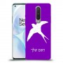 ציפור לבלוע כיסוי מגן קשיח בעיצוב אישי עם השם שלך ל OnePlus 8 יחידה אחת סקרין מובייל