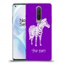 זברה כיסוי מגן קשיח בעיצוב אישי עם השם שלך ל OnePlus 8 יחידה אחת סקרין מובייל