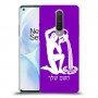 דלי כיסוי מגן קשיח בעיצוב אישי עם השם שלך ל OnePlus 8 יחידה אחת סקרין מובייל