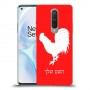 תרנגול כיסוי מגן קשיח בעיצוב אישי עם השם שלך ל OnePlus 8 יחידה אחת סקרין מובייל