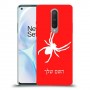 עכביש כיסוי מגן קשיח בעיצוב אישי עם השם שלך ל OnePlus 8 יחידה אחת סקרין מובייל