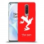 צפרדע טרופית כיסוי מגן קשיח בעיצוב אישי עם השם שלך ל OnePlus 8 יחידה אחת סקרין מובייל