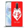 זאב כיסוי מגן קשיח בעיצוב אישי עם השם שלך ל OnePlus 8 יחידה אחת סקרין מובייל