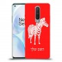 זברה כיסוי מגן קשיח בעיצוב אישי עם השם שלך ל OnePlus 8 יחידה אחת סקרין מובייל