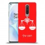 מאזניים כיסוי מגן קשיח בעיצוב אישי עם השם שלך ל OnePlus 8 יחידה אחת סקרין מובייל