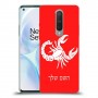 עקרב כיסוי מגן קשיח בעיצוב אישי עם השם שלך ל OnePlus 8 יחידה אחת סקרין מובייל