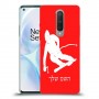 סקִי כיסוי מגן קשיח בעיצוב אישי עם השם שלך ל OnePlus 8 יחידה אחת סקרין מובייל