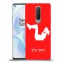 אימון ספורט - אישה כיסוי מגן קשיח בעיצוב אישי עם השם שלך ל OnePlus 8 יחידה אחת סקרין מובייל
