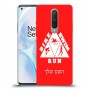 טריאתלון כיסוי מגן קשיח בעיצוב אישי עם השם שלך ל OnePlus 8 יחידה אחת סקרין מובייל