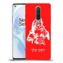 סנטה קלאוס כיסוי מגן קשיח בעיצוב אישי עם השם שלך ל OnePlus 8 יחידה אחת סקרין מובייל