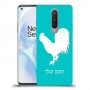 תרנגול כיסוי מגן קשיח בעיצוב אישי עם השם שלך ל OnePlus 8 יחידה אחת סקרין מובייל