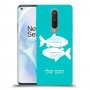 דגים כיסוי מגן קשיח בעיצוב אישי עם השם שלך ל OnePlus 8 יחידה אחת סקרין מובייל