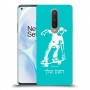 ילד סקייטבורד כיסוי מגן קשיח בעיצוב אישי עם השם שלך ל OnePlus 8 יחידה אחת סקרין מובייל