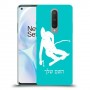 סקִי כיסוי מגן קשיח בעיצוב אישי עם השם שלך ל OnePlus 8 יחידה אחת סקרין מובייל