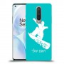 סנובורד כיסוי מגן קשיח בעיצוב אישי עם השם שלך ל OnePlus 8 יחידה אחת סקרין מובייל